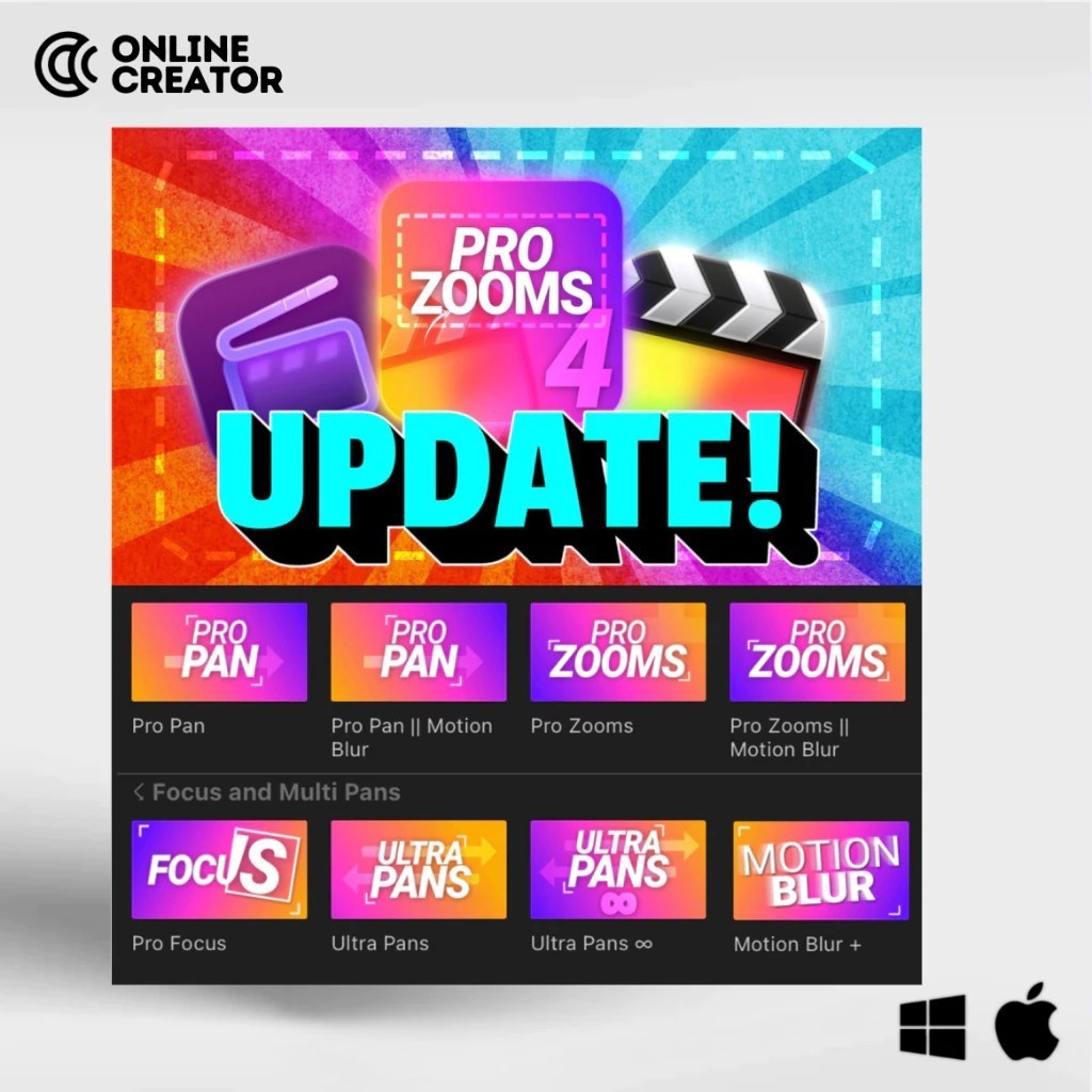 FCBs Pro Zoom Final Cut Pro Plugin