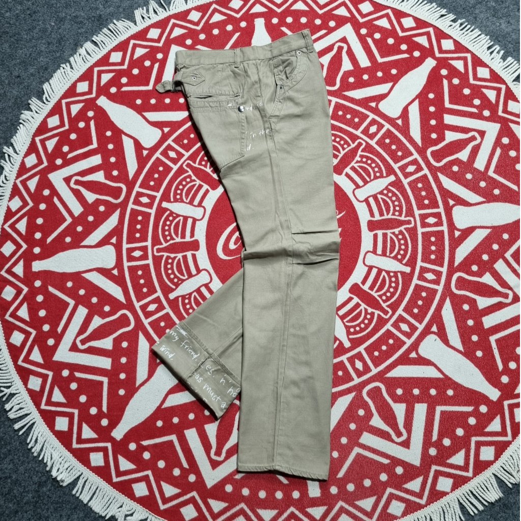 PPFM Buckle Back celana panjang