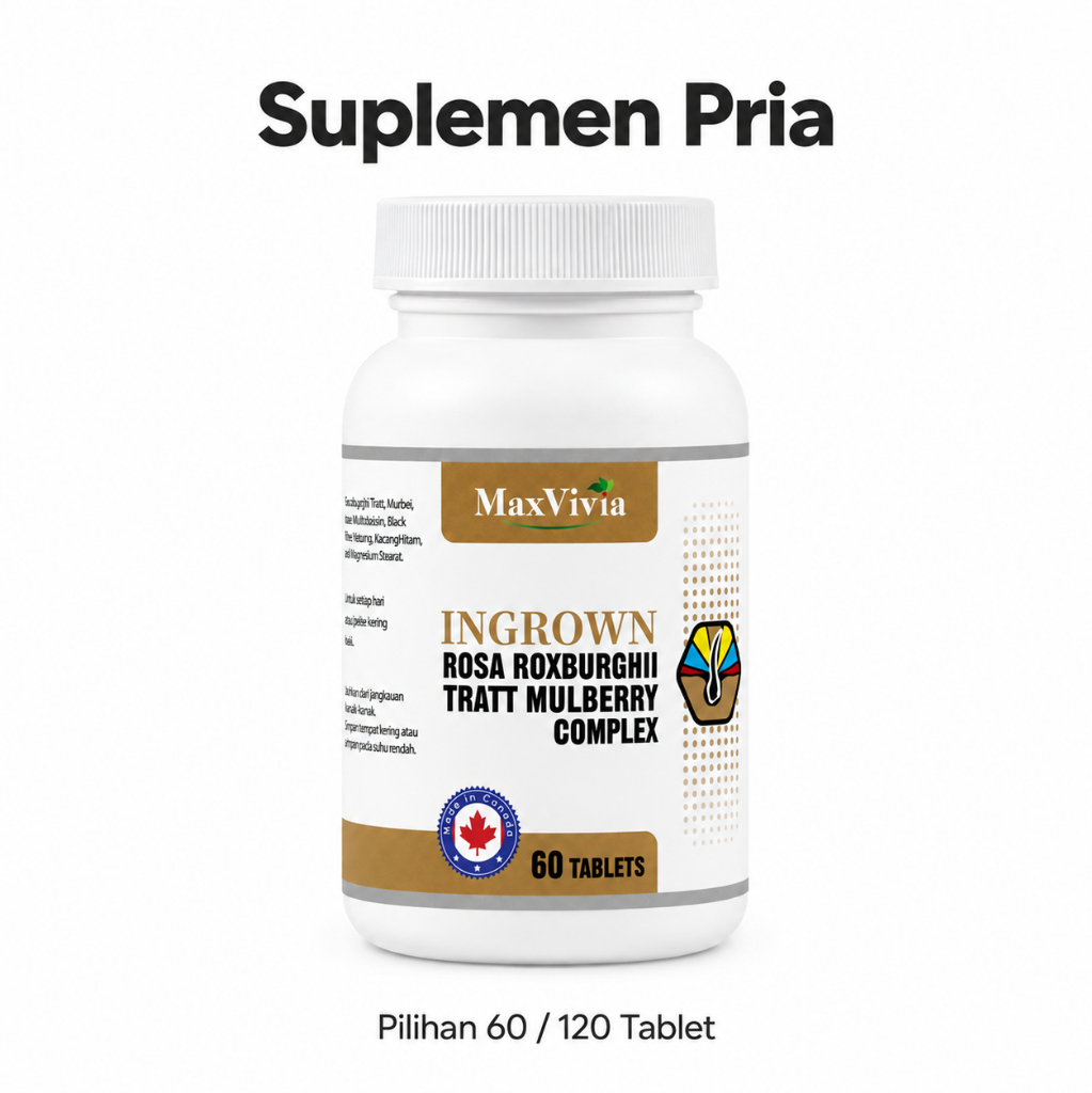 MaxVivia Suplemen Pria Ginseng & Peptida Teripang - 60/120 Tablet