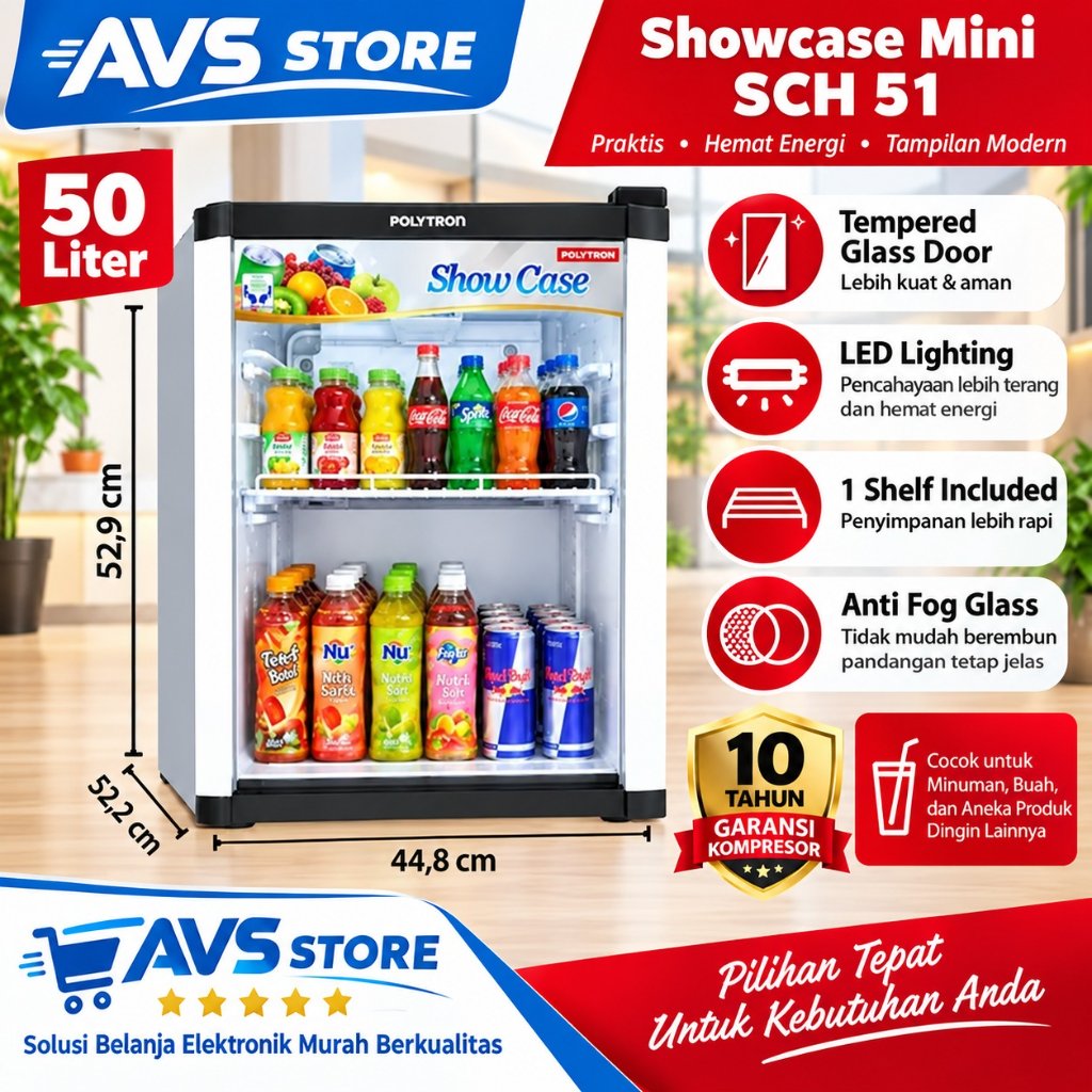 POLYTRON SHOWCASE MINI 50 LITER SCH-51
