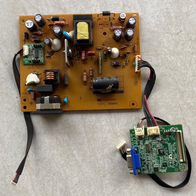 Set Power Supply Mainboard Monitor HP V193