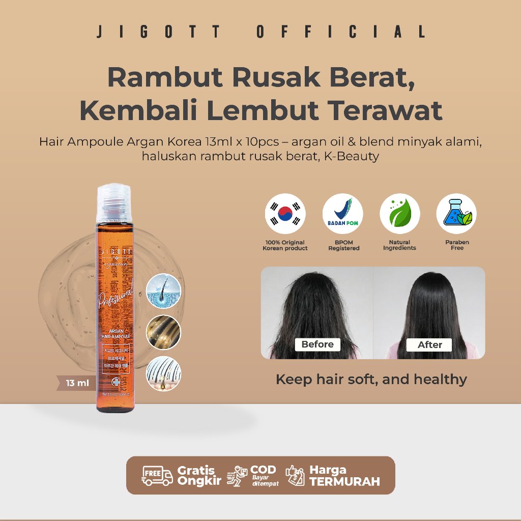 JIGOTT - Hair Ampoule Argan