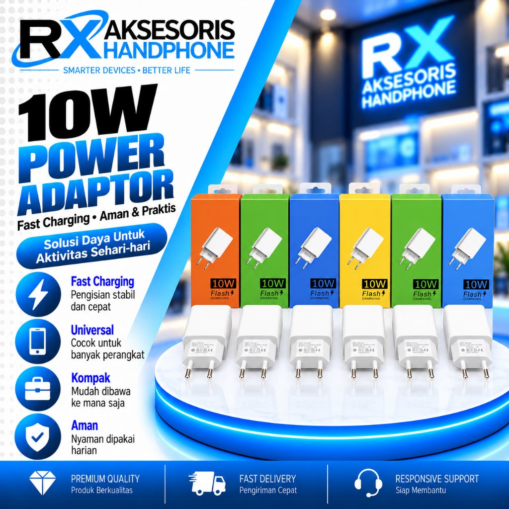 Adaptor Charger 10W – Casan 10W Fast Charging Realme Batok Kepala Charger oppo