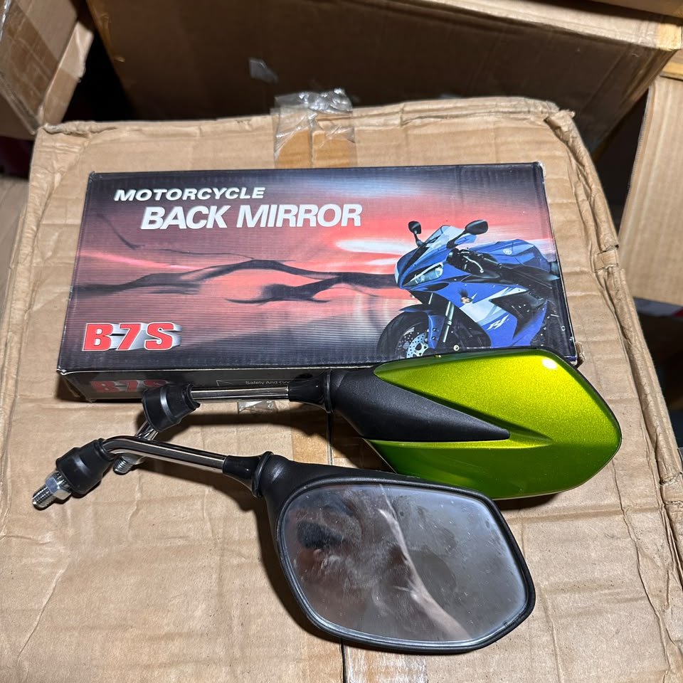 SPION VARIASI KACA PUTIH DRAT YAMAHA NMAX JUPITER MX GAGANG CHROME