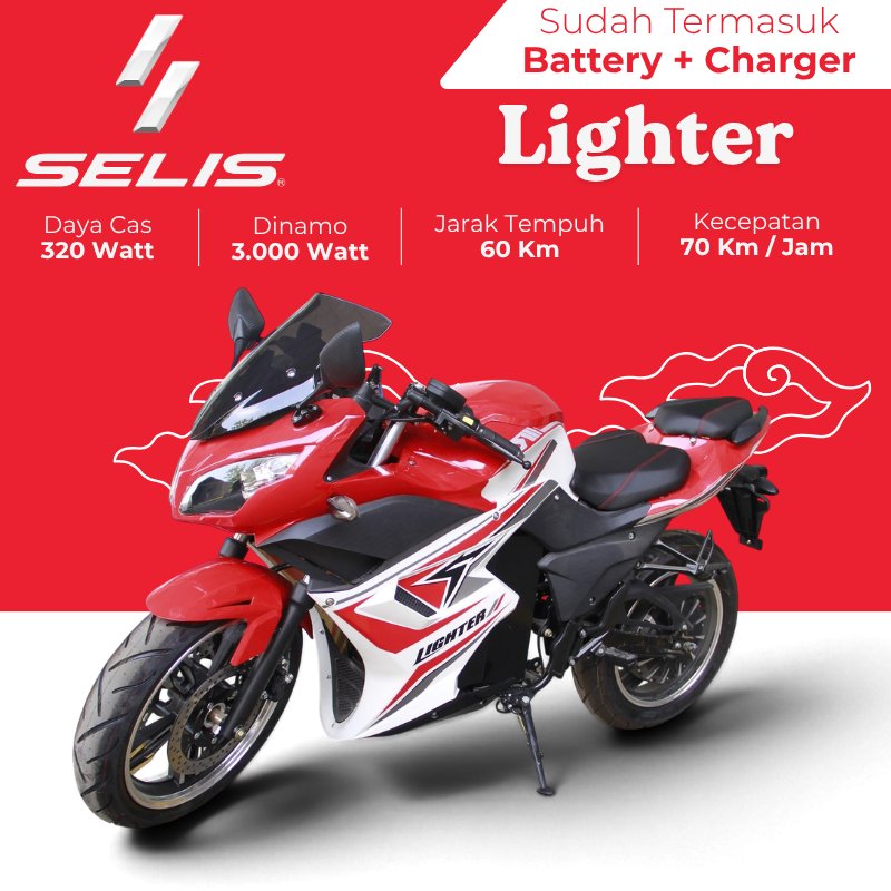 SELIS - Motor Listrik Lighter / Motor Listrik Sport / Motor Listrik Balap