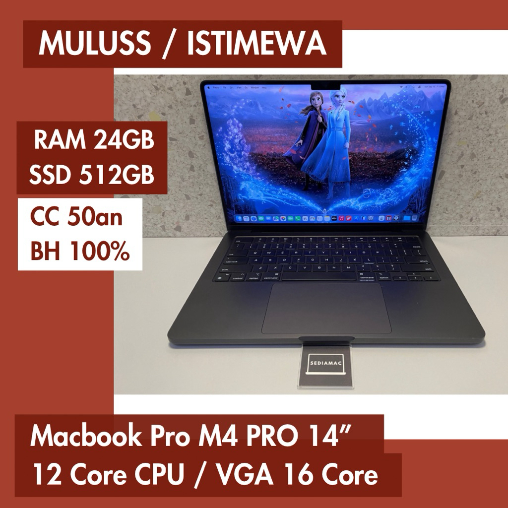 Macbook Pro 14 16 M3 M4 M5 8GB 18GB 32GB 64GB New dan Second