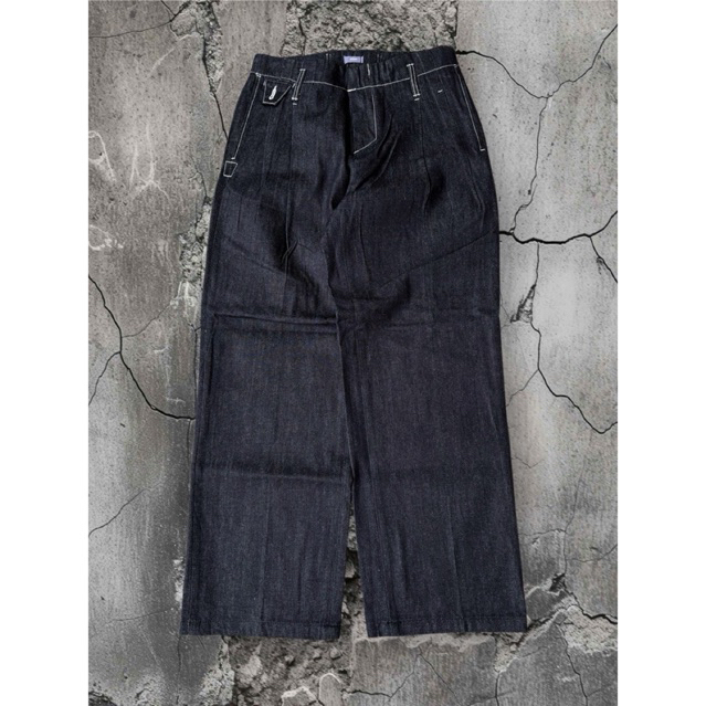 Minav Raw Denim Barrel Jeans