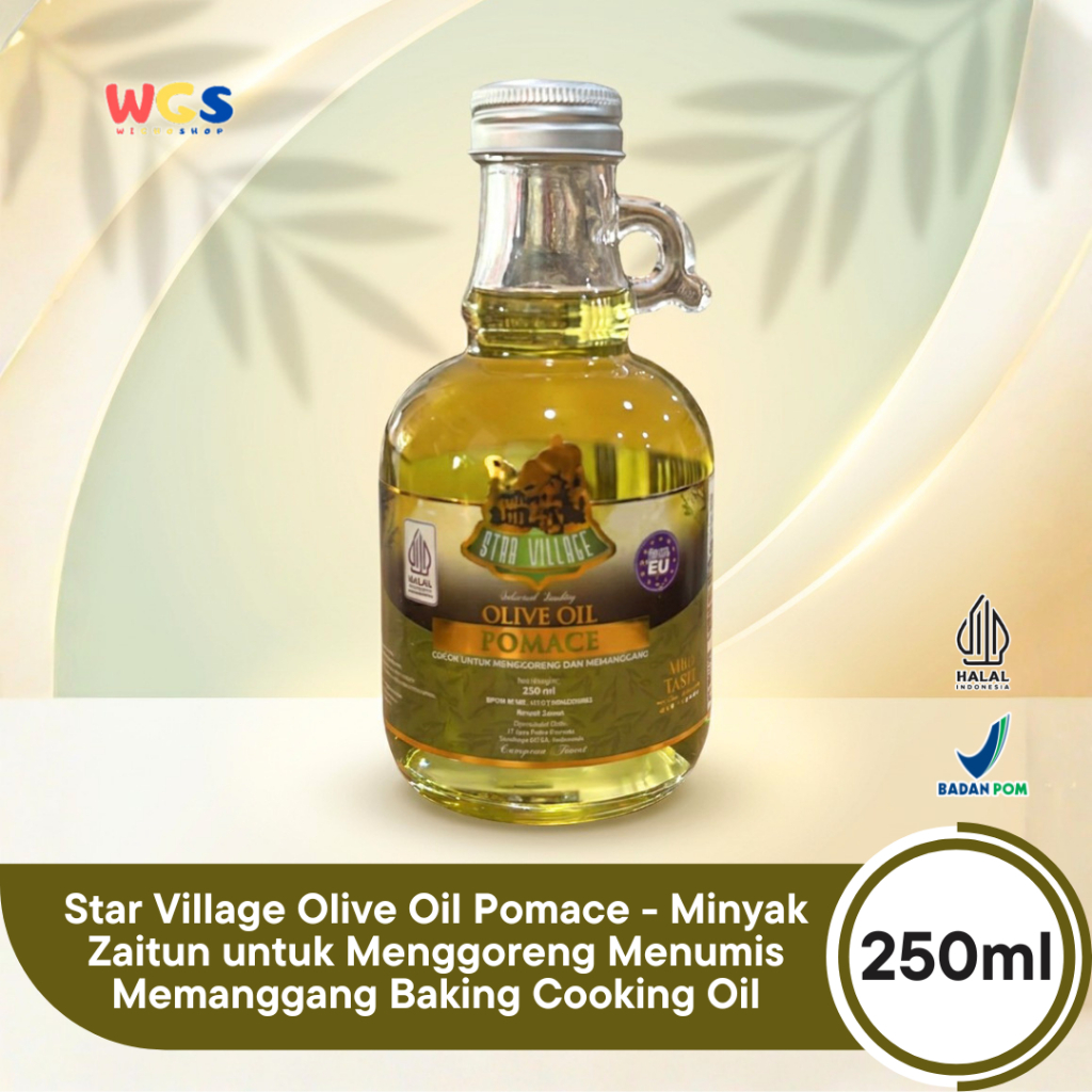 Star Village Olive Oil Pomace 250ml - Minyak Zaitun untuk Menggoreng Menumis Memanggang Baking Cooki