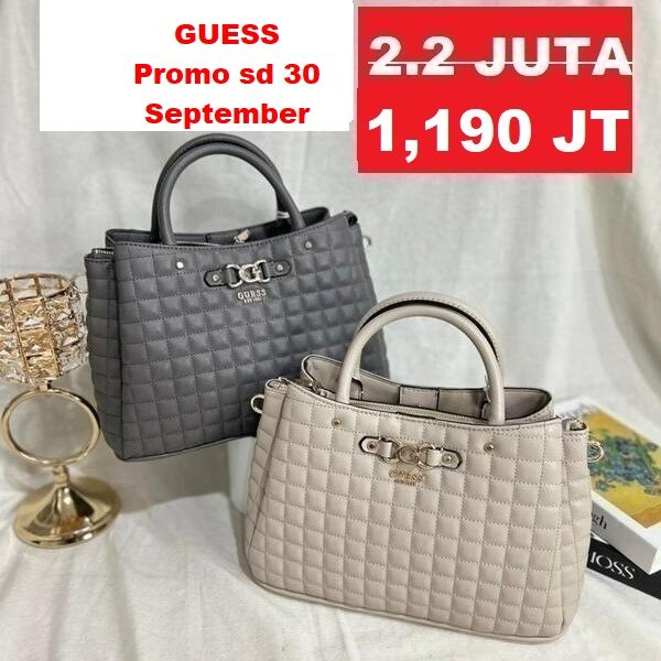 GUESS Tas Wanita NADIRA GIRLFRIEND Satchel Bag ORIGINAL