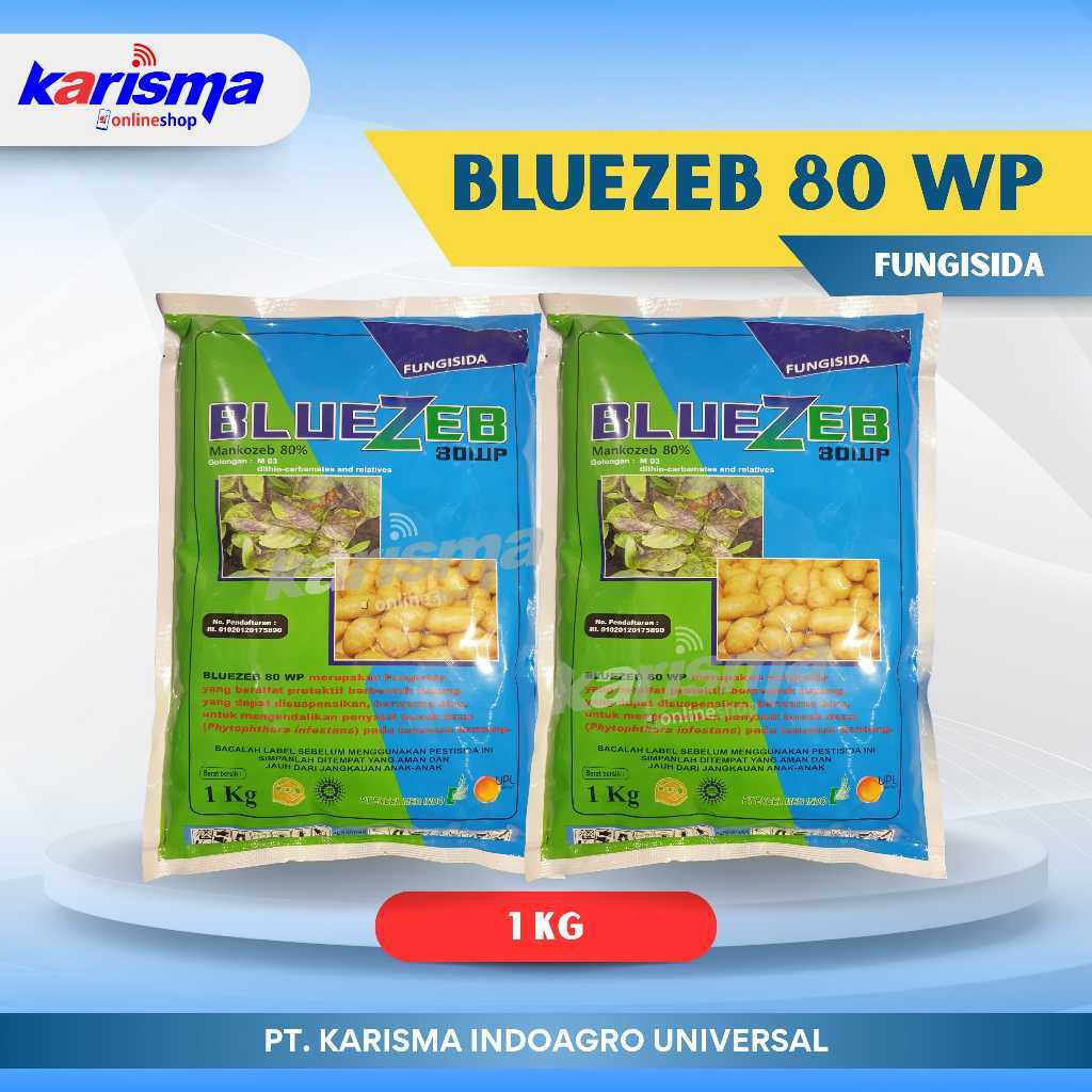 BLUEZEB 80 WP - (1 Kg) / Fungisida Tanaman Kentang / Mankozeb 80%