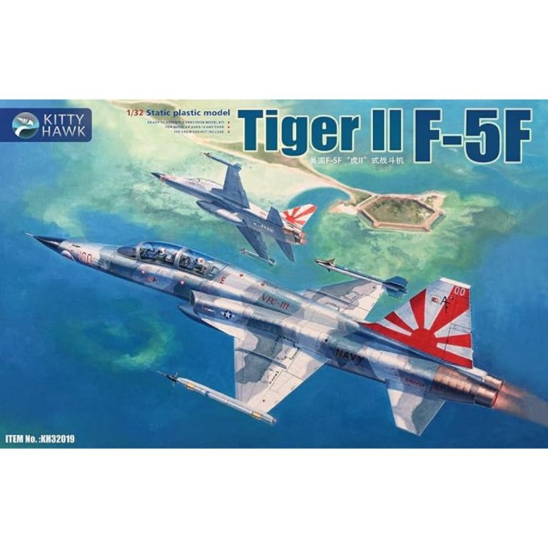 1/32 MILITARY MODELKIT KITTY HAWK KH32019 TIGER II F-5F
