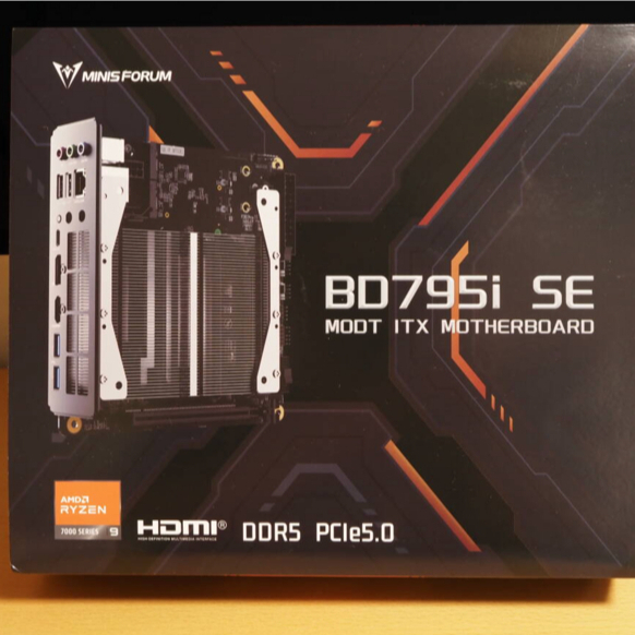 MINISFORUM BD795i SE Mini ITX Motherboard AMD Ryzen 9 7945HX