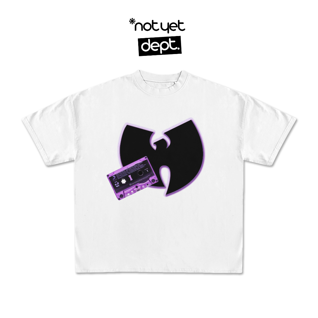 NOTYETDEPT Wu-Tang Clan Music T-shirt Kaos Boxy Tee Cotton Combed 24s
