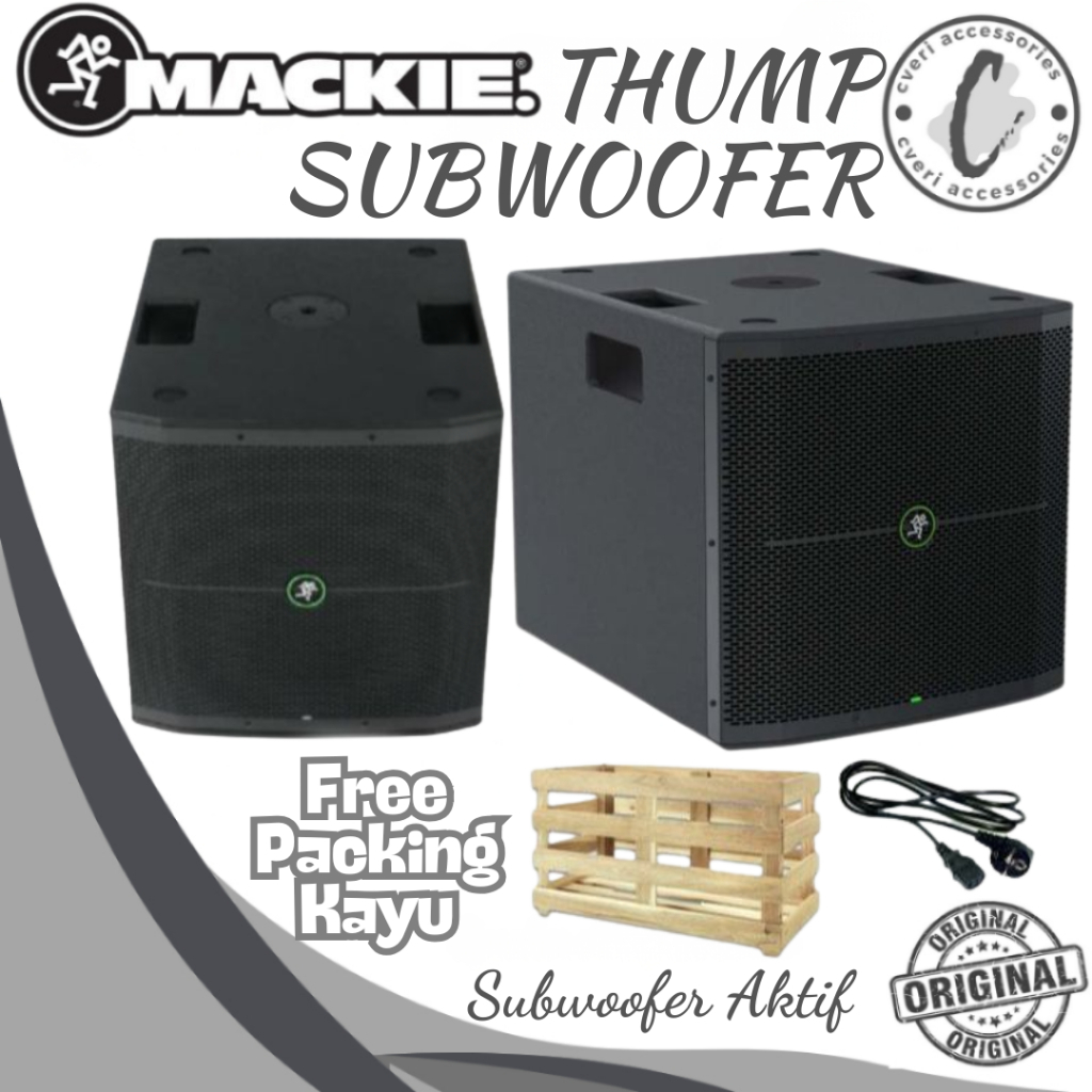 Mackie Thump 118S / Thump118s Powered Subwoofer Aktif Mackie Thump 115S / Thump115s Sub Aktif