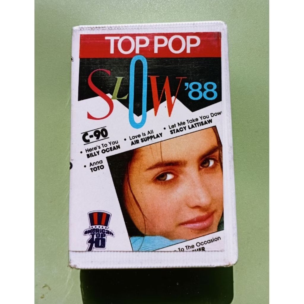 Kaset Top Pop Slow '88 C-90 American Top 40 lagu pop