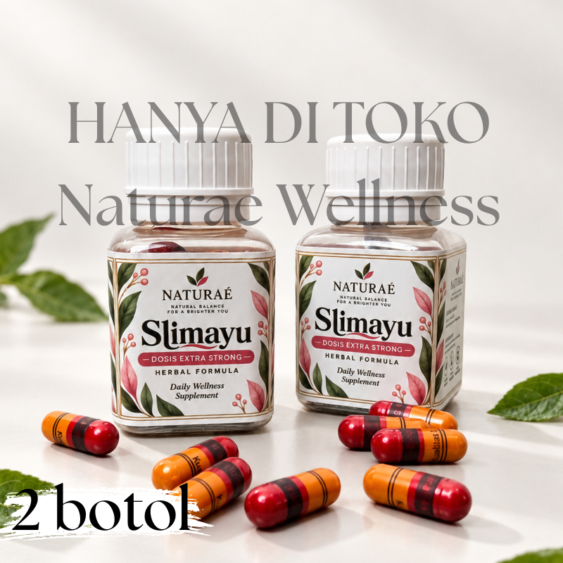 SLIMAYU By Naturae (2 BOTOL) Diet Herbal EXTRA STRONG Kapsul Jamu Pelangsing KJP Ring 2 Kualitas 1 E