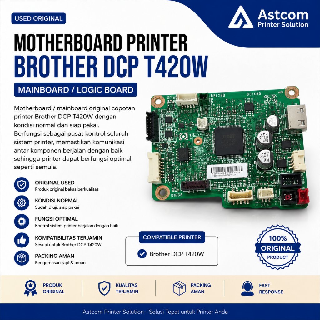 Mainboard Motherboard Brother DCP T420W Original Used Normal Siap Pakai