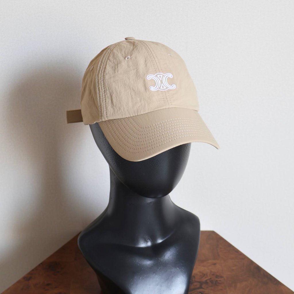 Celine triomphe richeliu unisex baseball cap in beige