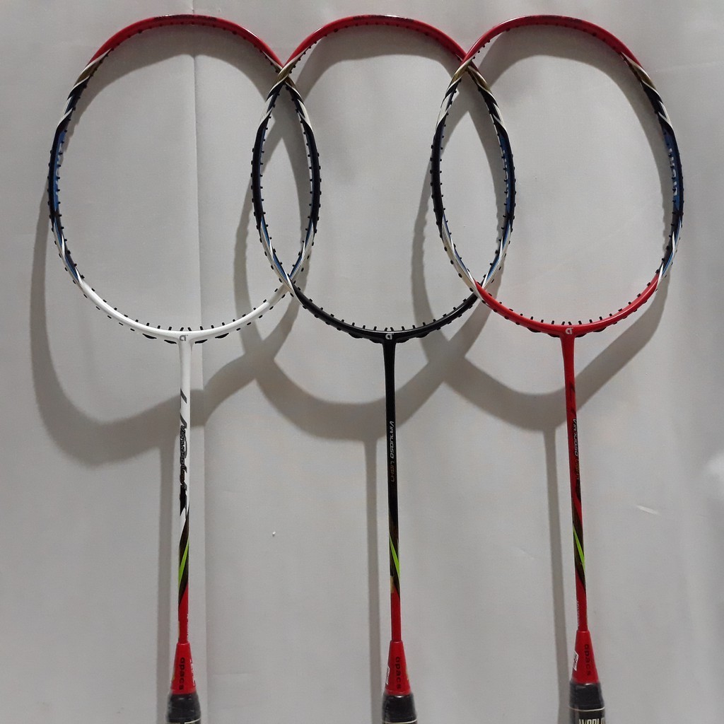 Raket Original Badminton Apacs Virtuoso Light Bonus Senar dan Grip Handuk