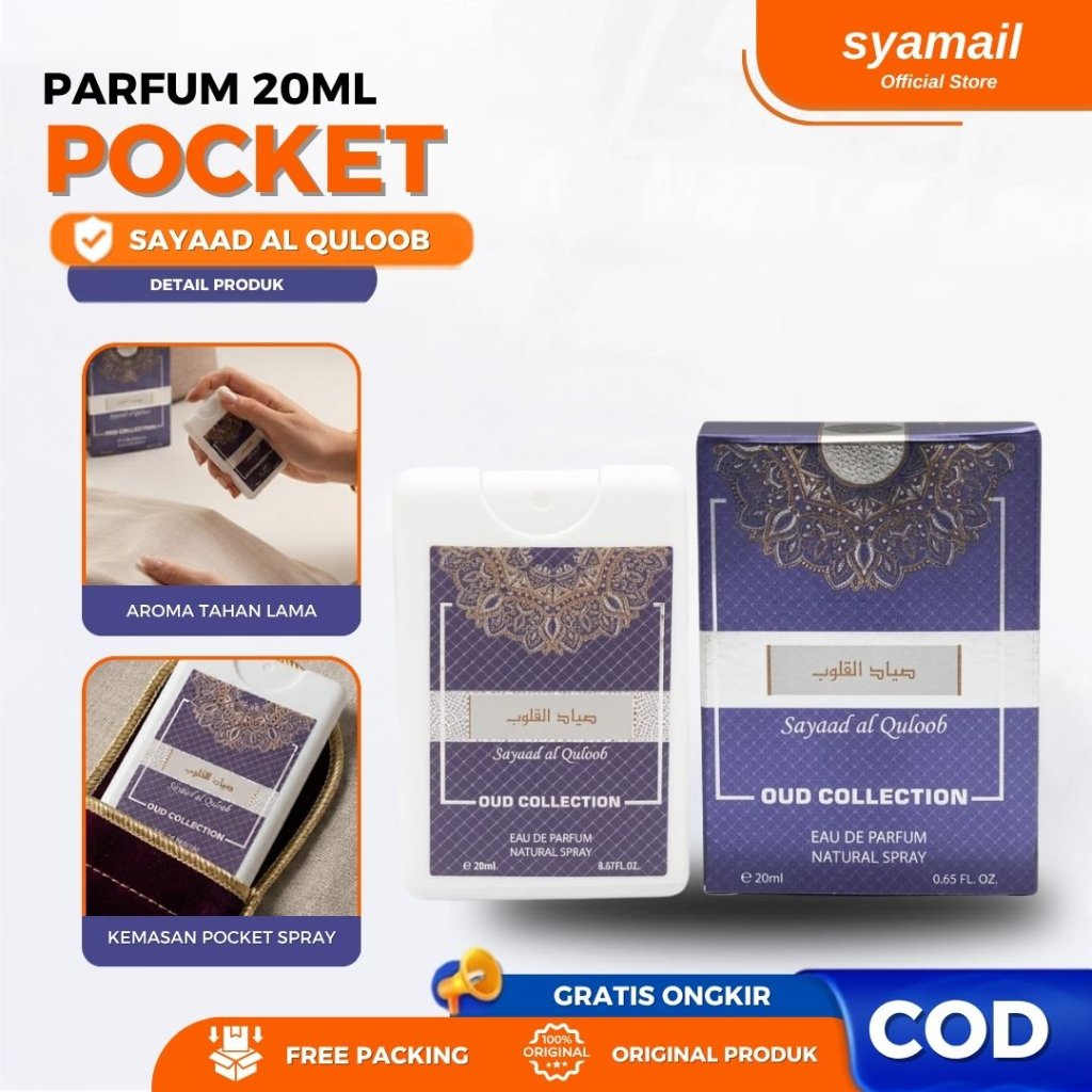 Original Parfum Pocket Arab Sayaad Al Quloob By Ard Al Zaafaran 20ml Dubai Minyak Wangi Dari Dubai A