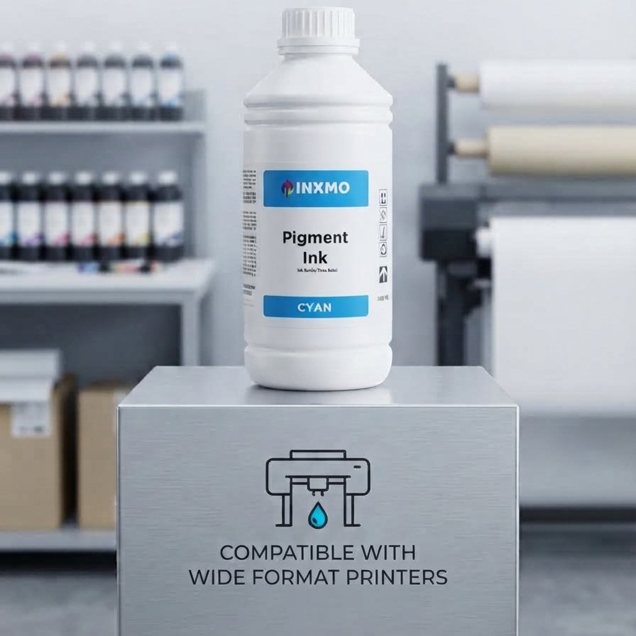 INXMO PIGMENT INK WF CYAN 1000ML