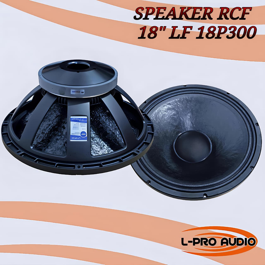 SPEAKER COMPONENT RCF LF18P300 SPEAKER SUBWOOFER 18 INCH DAUN COATING