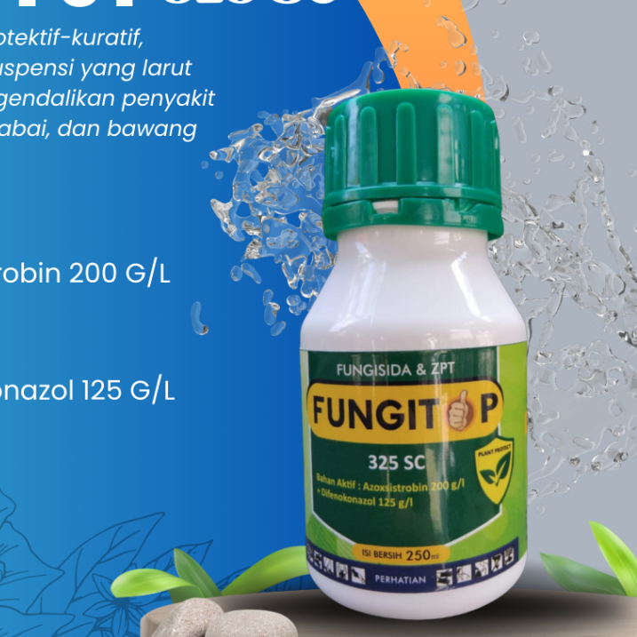 Fungisida fungitop 325sc/ Azoksistrobin | difenokonazol |