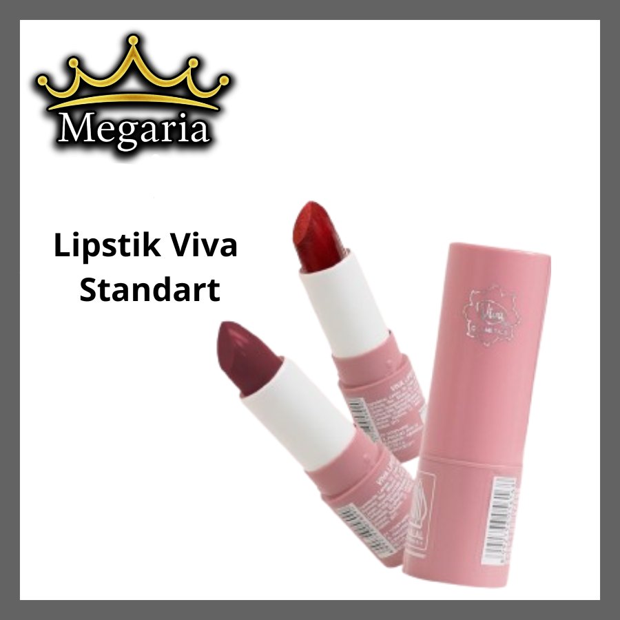 Viva Lipstick Standart with Squalane & Mineral Oil | Tulis Di Note Warna Yang Di Inginkan