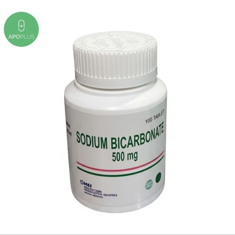 Bicnat Sodium Bicarbonate 500mg 100 Tablet