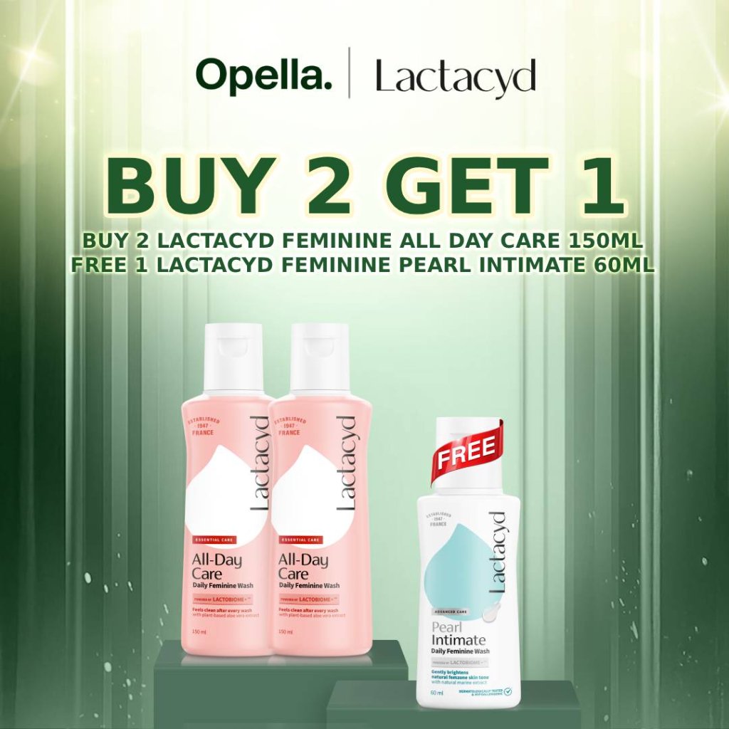 (BUY 2 GET 1) Lactacyd All Day Care Feminine Wash 2x150mL - Pembersih Kewanitaan untuk Melindungi da