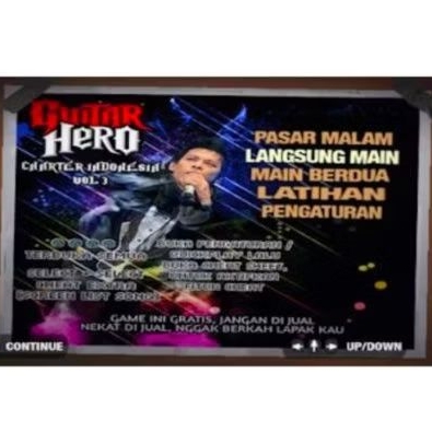 Guitar Hero Charter Indonesia Vol 3 PS2 + emulator - Game Pc - Android - Laptop