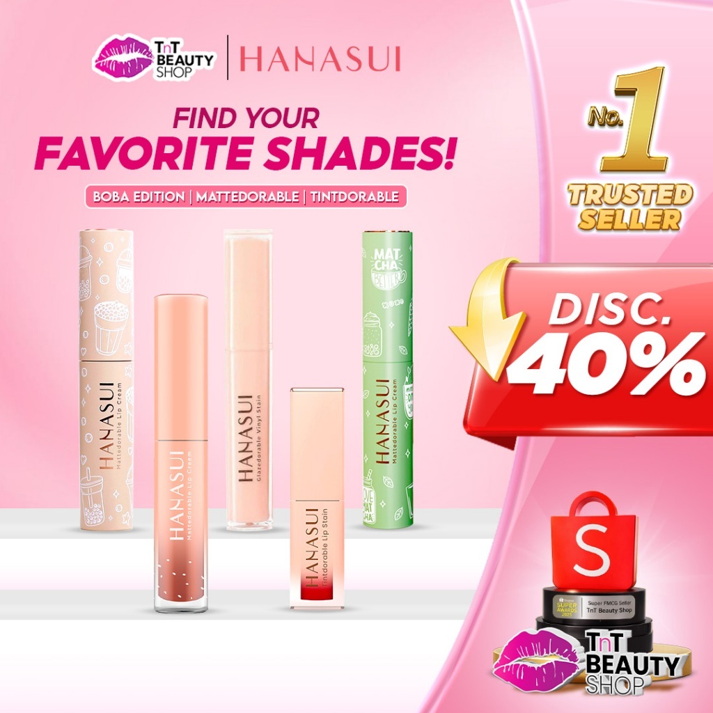 Hanasui Mattedorable Lip Cream Boba - Matcha Latte - Tintdorable Lip Stain | TnT Beauty Shop