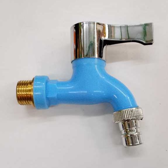Kran Tembok PVC FRUD BIRU UK 1/2 INCH IR 2118