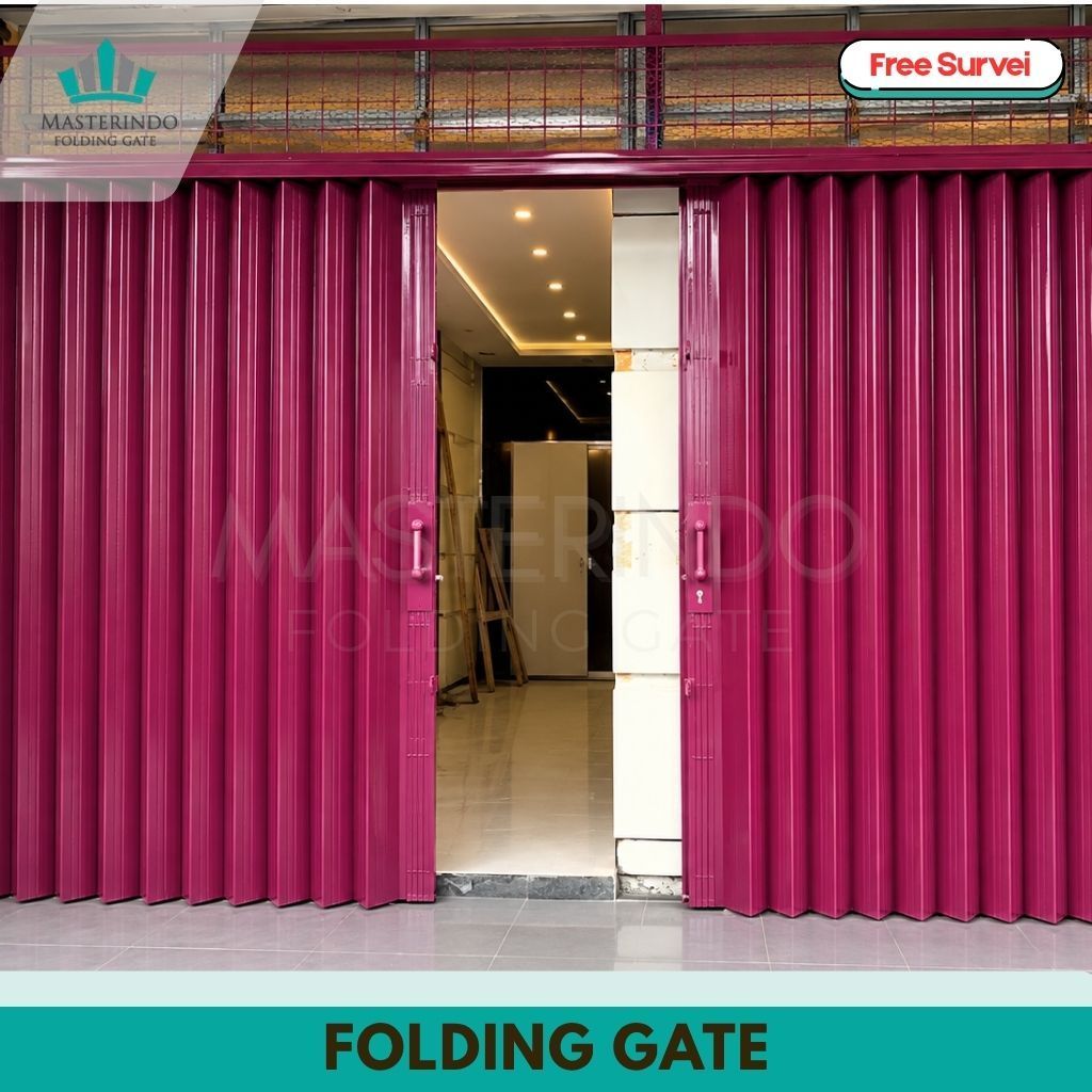 Pintu Folding Gate | Rolling Door | Kusen Alumunium | Harmonika PRE-ORDER (JABODETABEK)