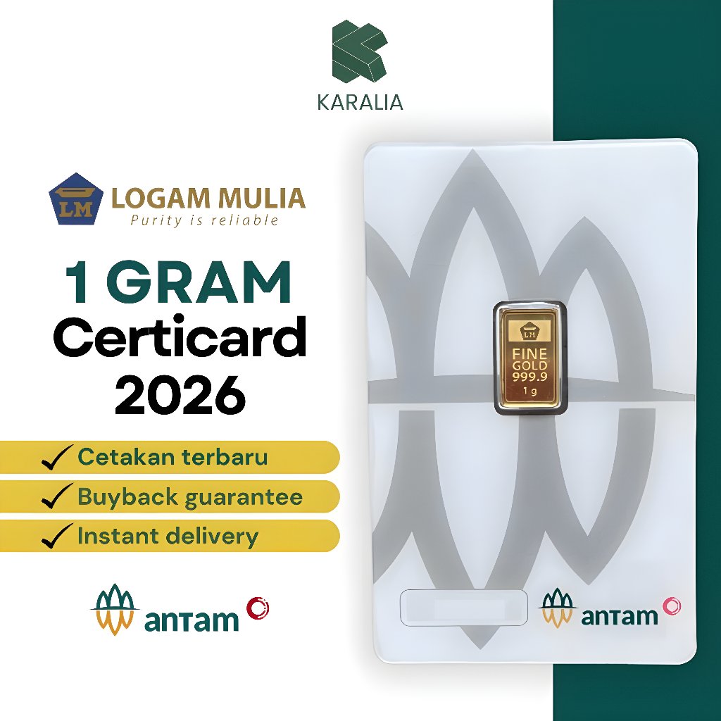EMAS ANTAM LOGAM MULIA EMAS MURNI 999.9 TAHUN 2026