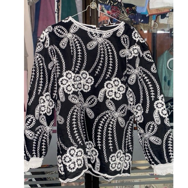 PRELOVED EMBROIDERY BLOUSE | BLOUSE KATUN BORDIR