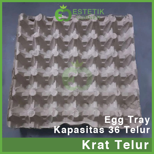 Egg Tray Karton Bekas - Praktis, Ekonomis, Kapasitas 36 Telur