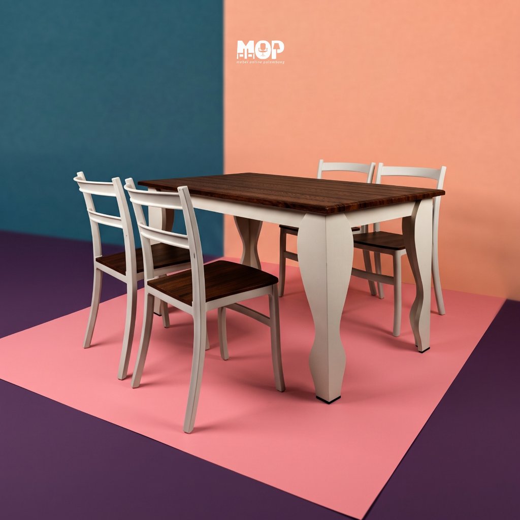 Olympic Dinning Table /DTM Winston/meja makan 4 kursi
