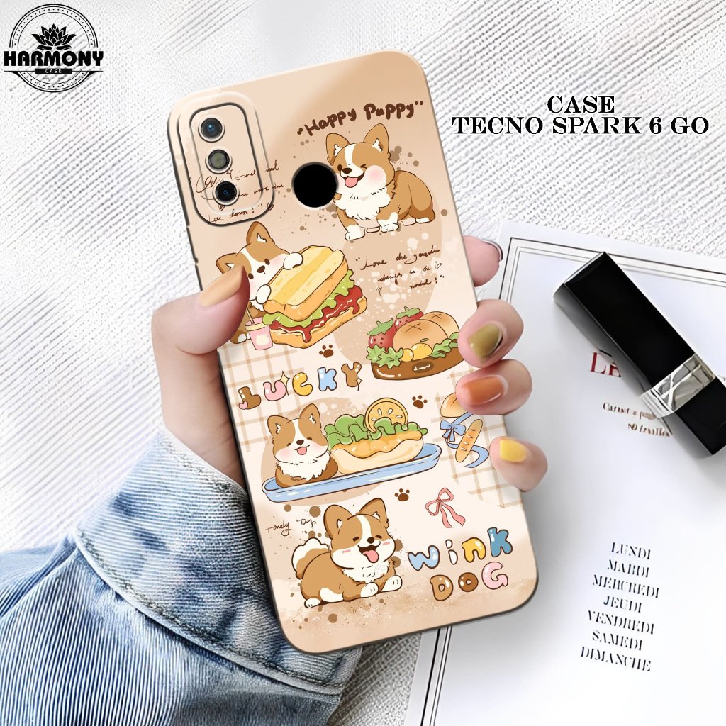 Case Tecno Spark 6 Go Terbaru- Fashion Case Lucu - Softcase Tecno Spark 6 Go - Silikon Pro Camera - 