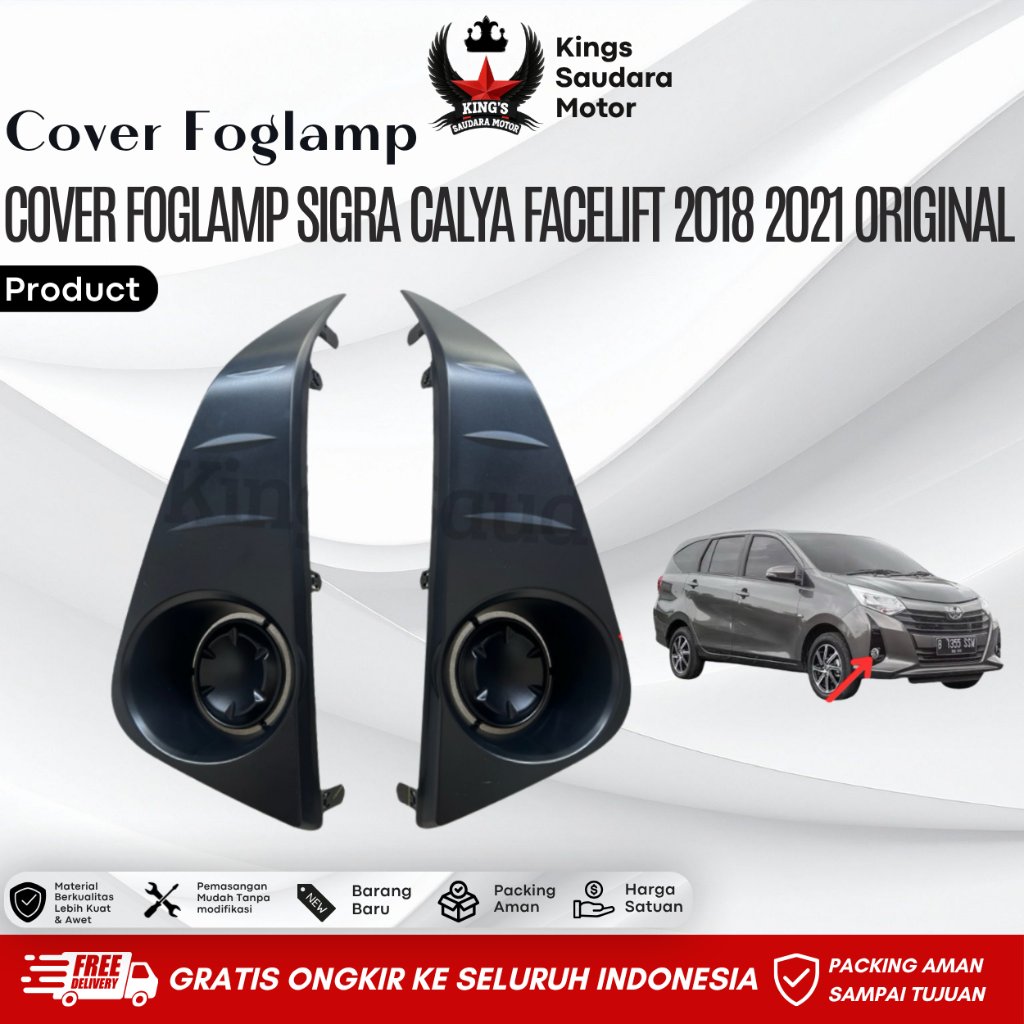 Cover Foglamp Sigra Calya Facelift 2018 2021 Original
