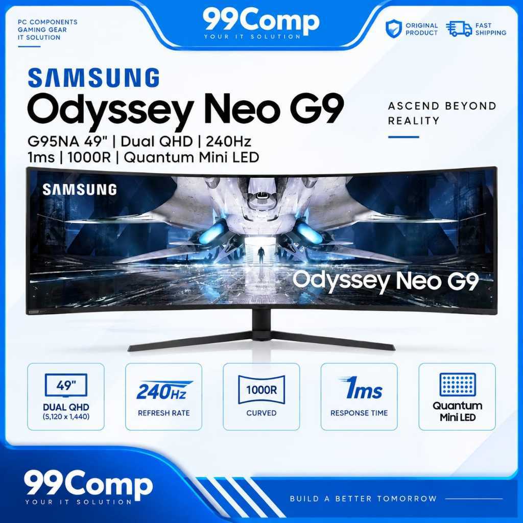 Monitor Samsung Odyssey Neo G9 49" G95NA Dual QHD 240Hz Gaming Monitor