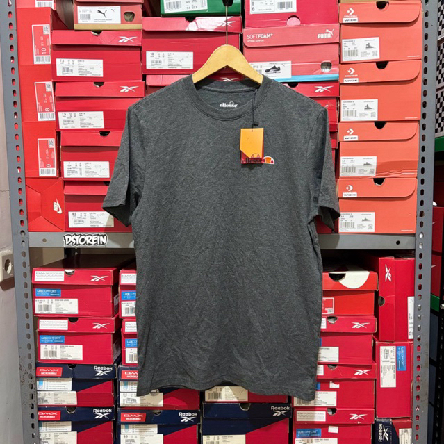Kaos Tshirt Pria Wanita Ellesse NS Classic Grey Original 1000% (RESMI STORE)