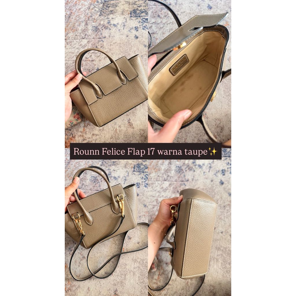 PRELOVED ROUNN FELICE FLAP 17 (KULIT ASLI)