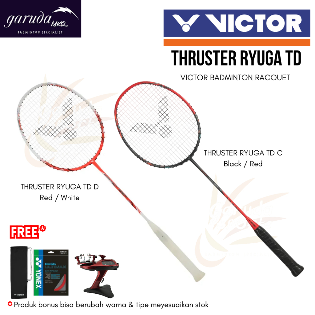 RAKET BADMINTON VICTOR THRUSTER Thruster K Ryuga TD / TK Ryuga TD / THRUSTER RYUGA TD C / TK-RYUGA T