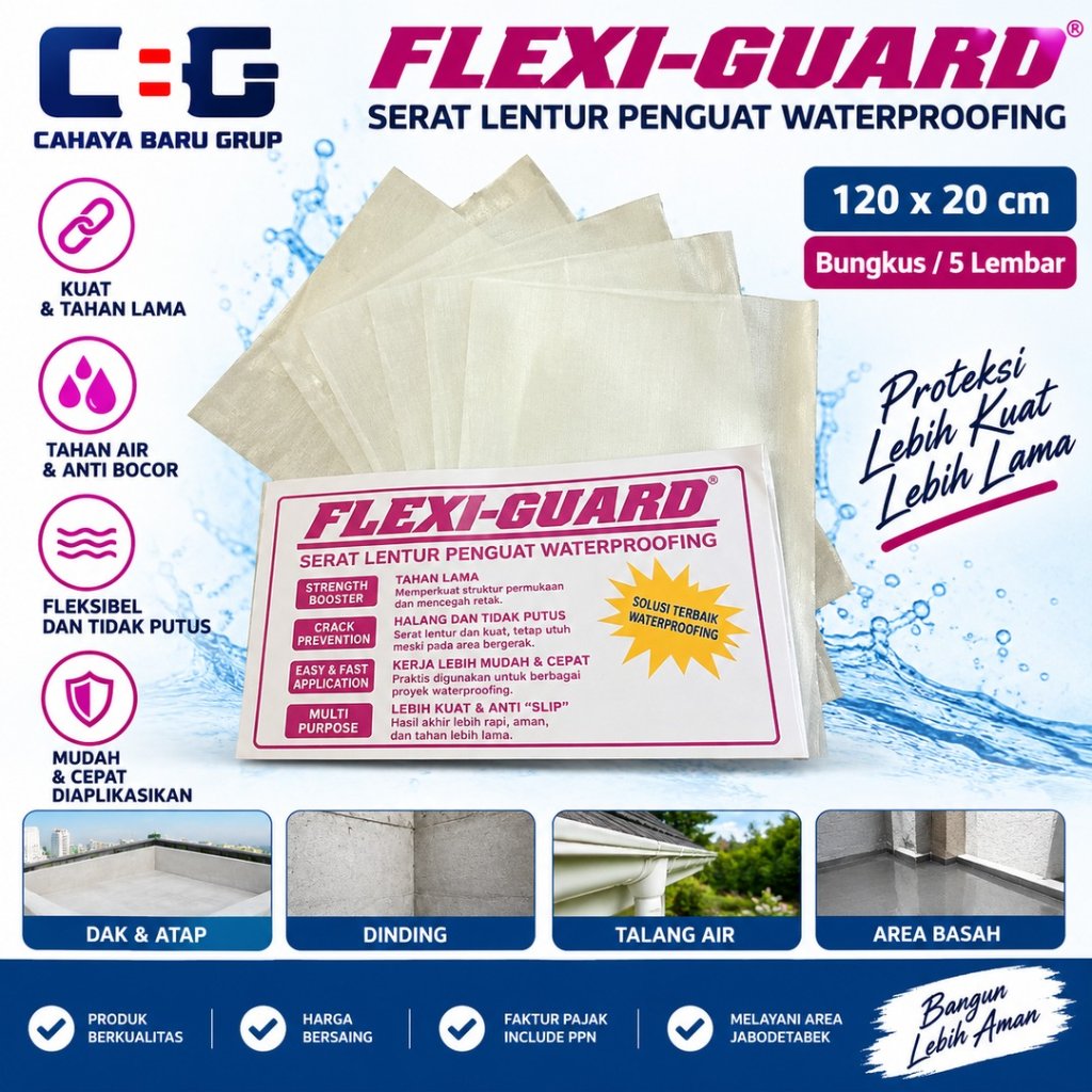 KAIN KASA / SERAT AQUAPROOF WATERPROOFING FLEXI GUARD