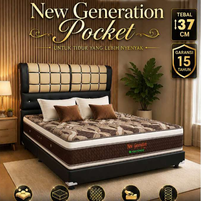 Fortuner New Generation POCKET - Matras Springbed - Pocket spring