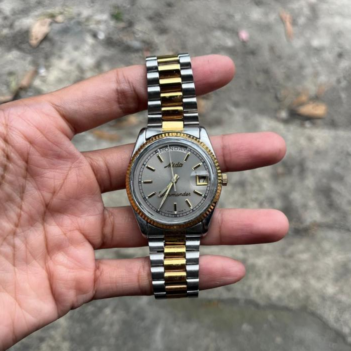 Jam tangan mido commander president original jam tangan pria second jam tangan automatic