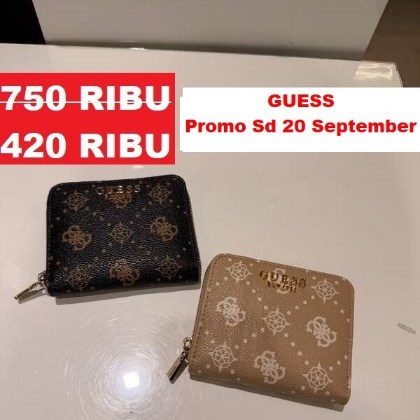 GUESS Dompet Wanita CARRIE LOGO Wallet ORIGINAL
