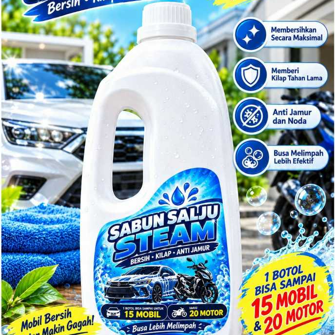 Sabun salju steam