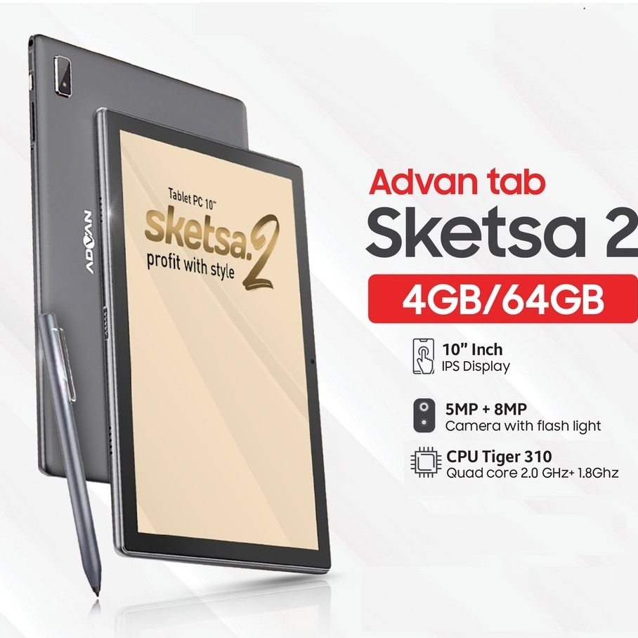 Advan Sketsa 2 4/64GB Second Pre-Owned Unit Only